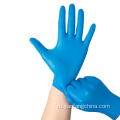 Синий порошок без медицинских нитрильных одноразовых перчаток